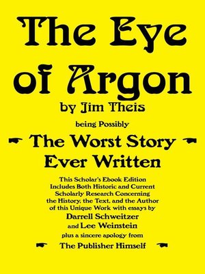 cover image of The Eye of Argon